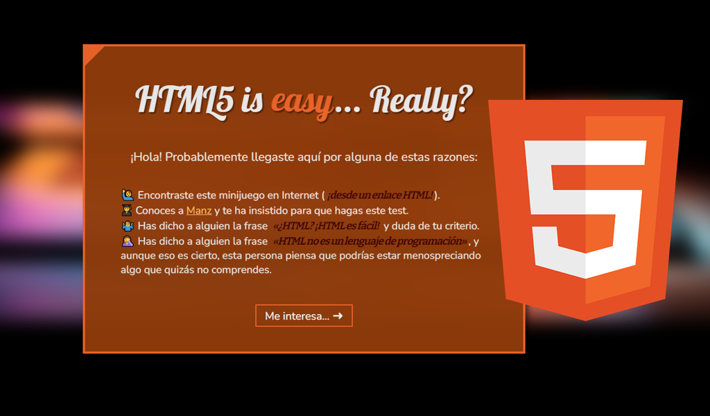 Test de HTML